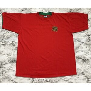 VTG Premier Sportswear Men's T Shirt XL Red Short Sleeve Emb Logo‎ Made in USA